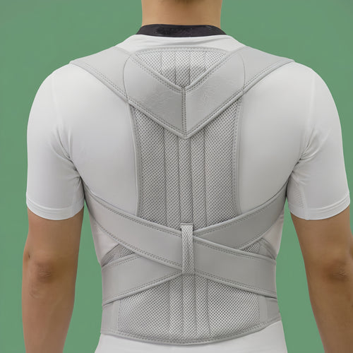Adjustable posture corrector for improving back and shoulder alignment