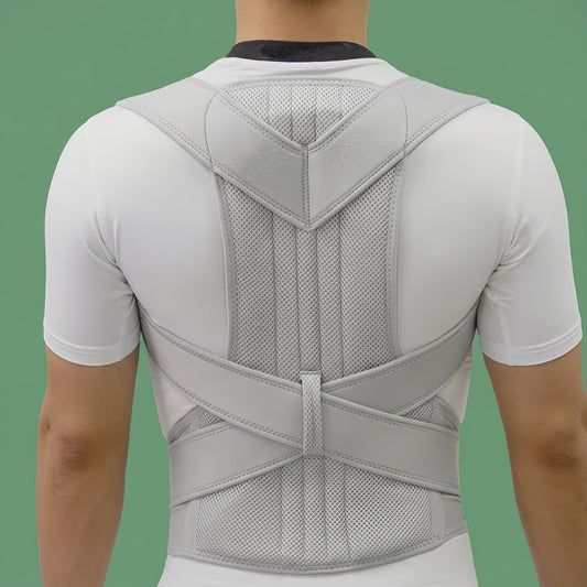 Adjustable posture corrector for improving back and shoulder alignment