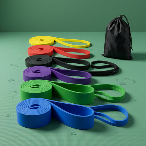 Resistance band set for strength training, mobility, and rehabilitation